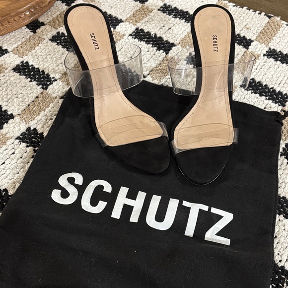 Brand NEW! SCHUTZ Black Ariella Heels SZ 6 - Picture 3 of 10